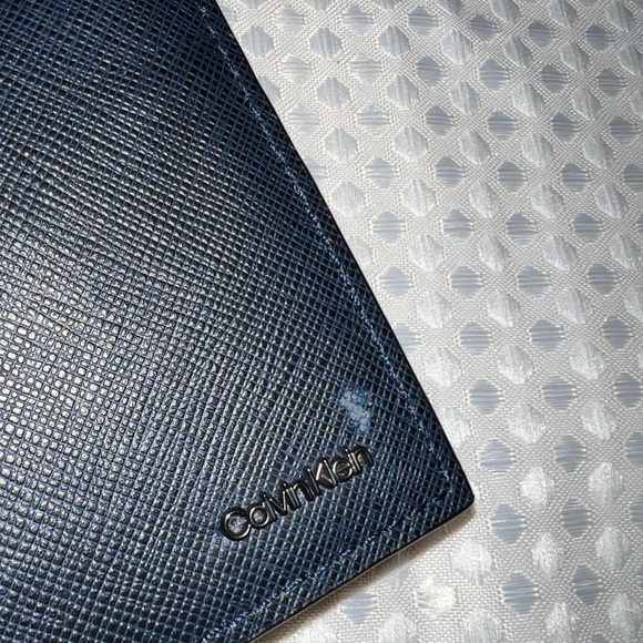 Navy Blue Calvin Klein Wallet - Picture 4 of 14